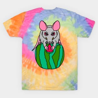 Watermelon Rat (Full Color Version) T-Shirt